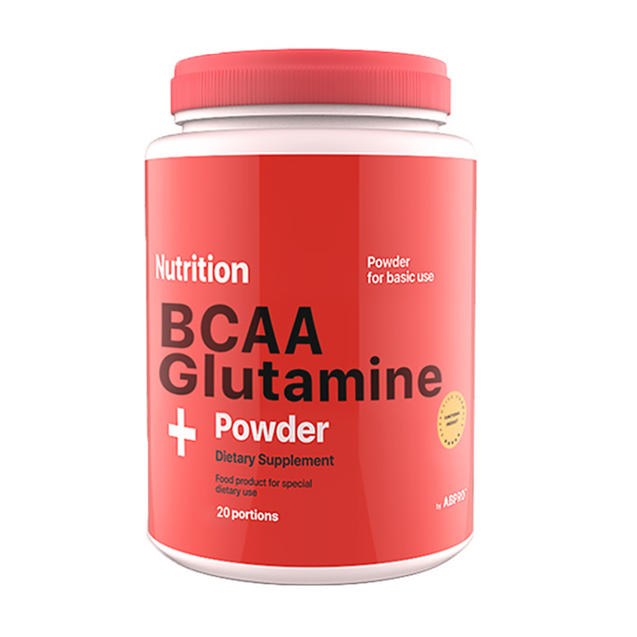 

Амінокислоти AB PRO BCAA + Glutamine Powder Полуниця, в порошку, 236 г