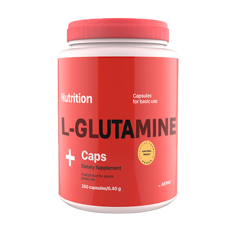 

L-Глютамін AB PRO L-Glutamine, 360 капсул