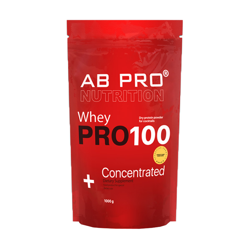 

Протеїн AB PRO Whey PRO 100 Concentrated Банан, в порошку, 1 кг