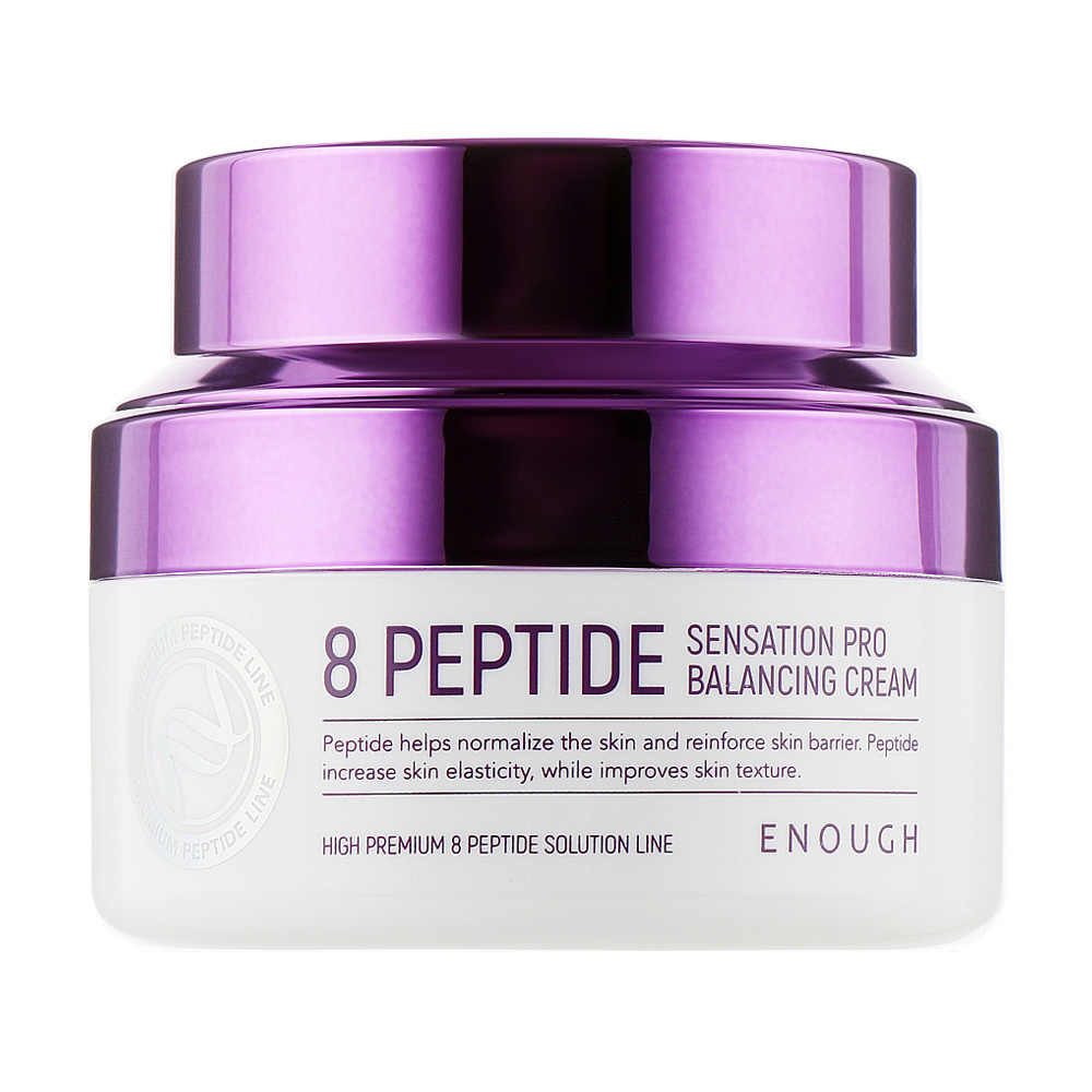 

Антивіковий крем для обличчя Enough 8 Peptide Sensation Pro Balancing Cream з пептидами, 50 мл