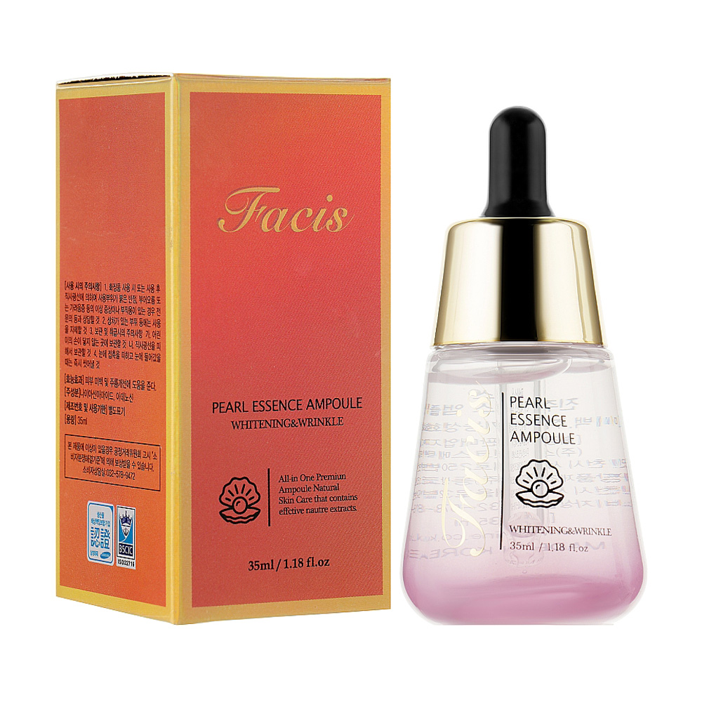 

Уцінка! Сироватка для обличчя Facis Pearl Essence Ampoule з екстрактом перлів, 35 мл