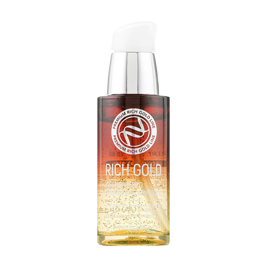

Уцінка! Відновлювальна сироватка для обличчя Enough Rich Gold Intensive Pro Nourishing Ampoule з компонентами золота, 30 мл