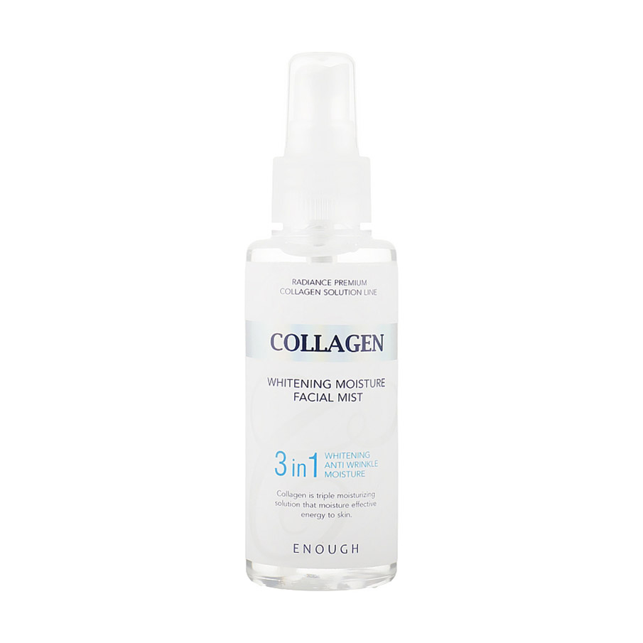 

Уцінка! Відбілювальний міст для обличчя Enough Collagen Whitening Moisture Facial Mist 3 in 1 з колагеном, 100 мл