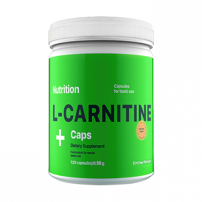 

L-Карнітин AB PRO EntherMeal L-Carnitine + Caps, 120 капсул