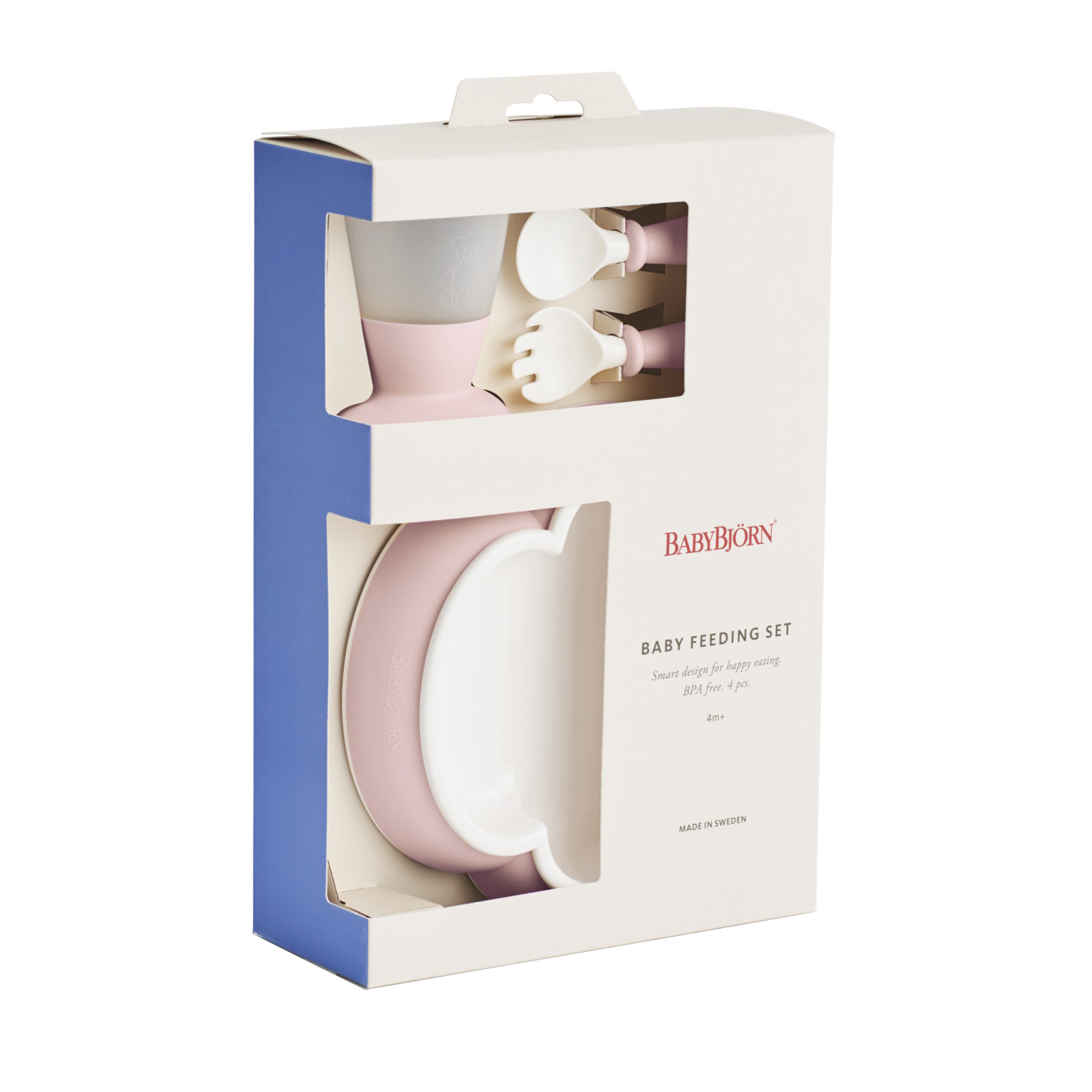 

Дитячий набір посуди BabyBjorn Baby Feeding Set Powder Pink, рожевий, 4 предмета (78164)