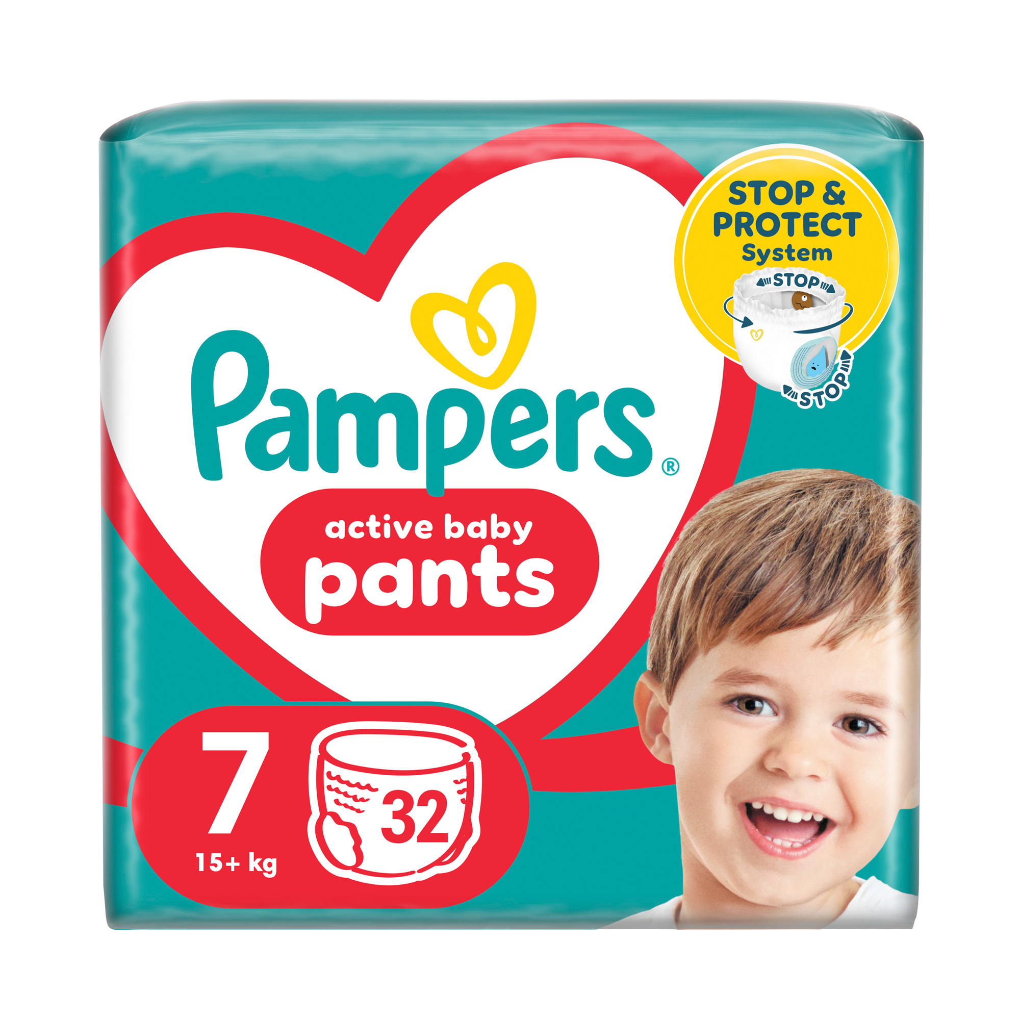 

Підгузки-трусики Pampers Active Baby Pants розмір 7 (15+ кг), 32 шт