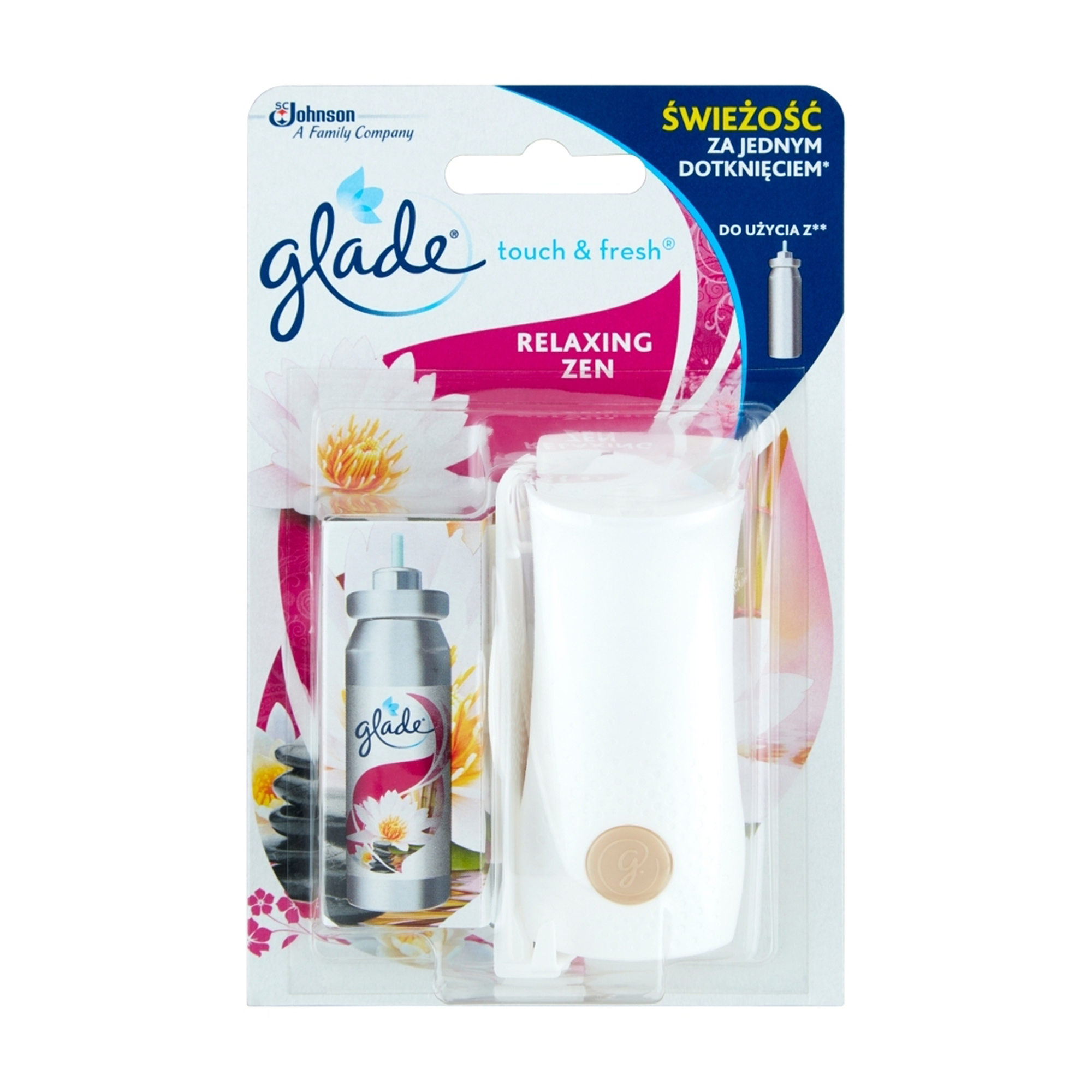

Освіжувач повітря Glade Touch & Fresh Relaxing Zen Японський сад, 10 мл (мініспрей)