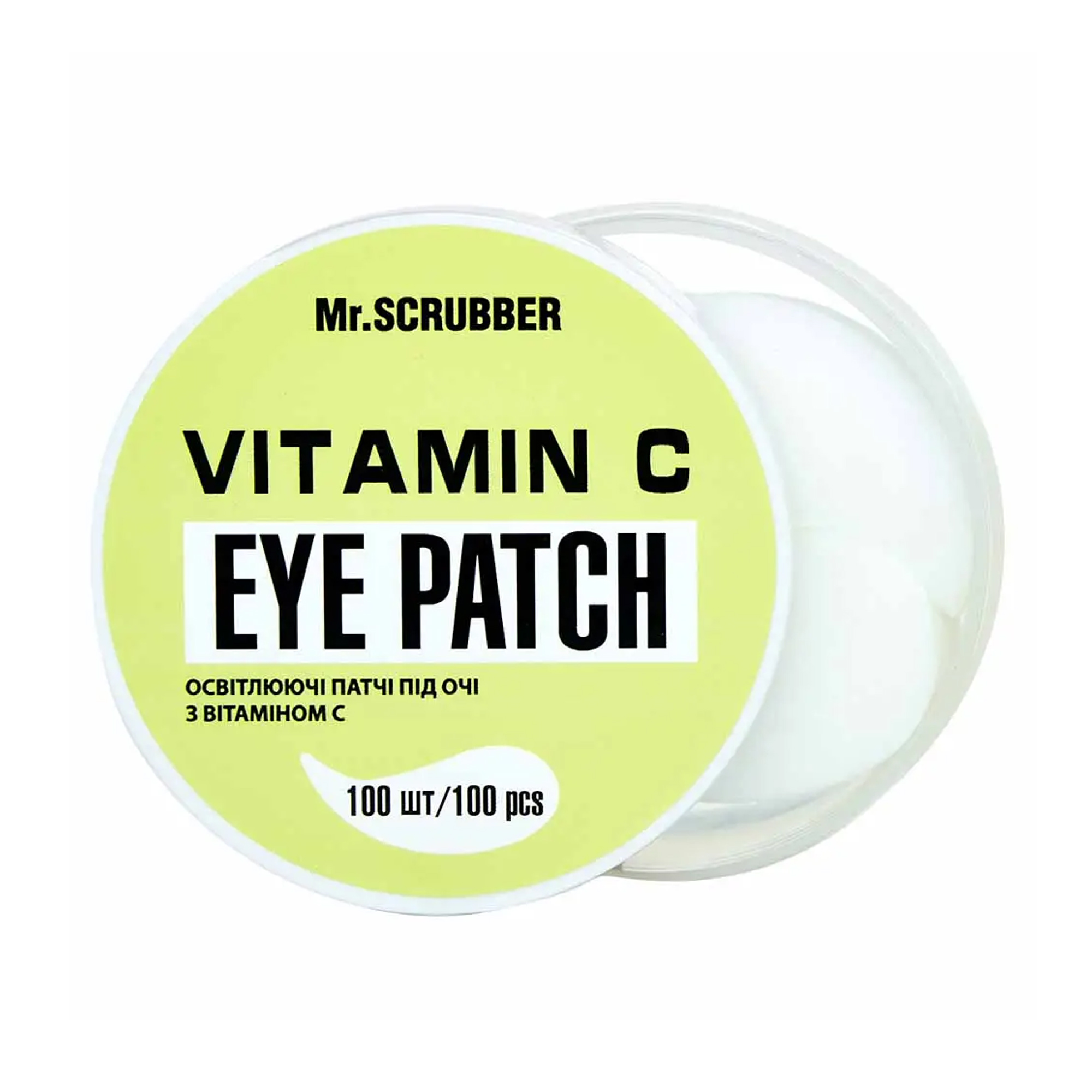 

Освітлювальні патчі для шкіри навколо очей Mr.Scrubber Vitamin C Eye Patch з вітаміном C, 100 шт