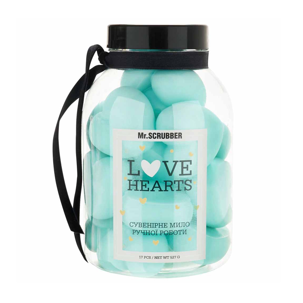 

Уцінка! Парфумоване мило ручної роботи Mr.Scrubber Love Hearts Tiffany, 527 г