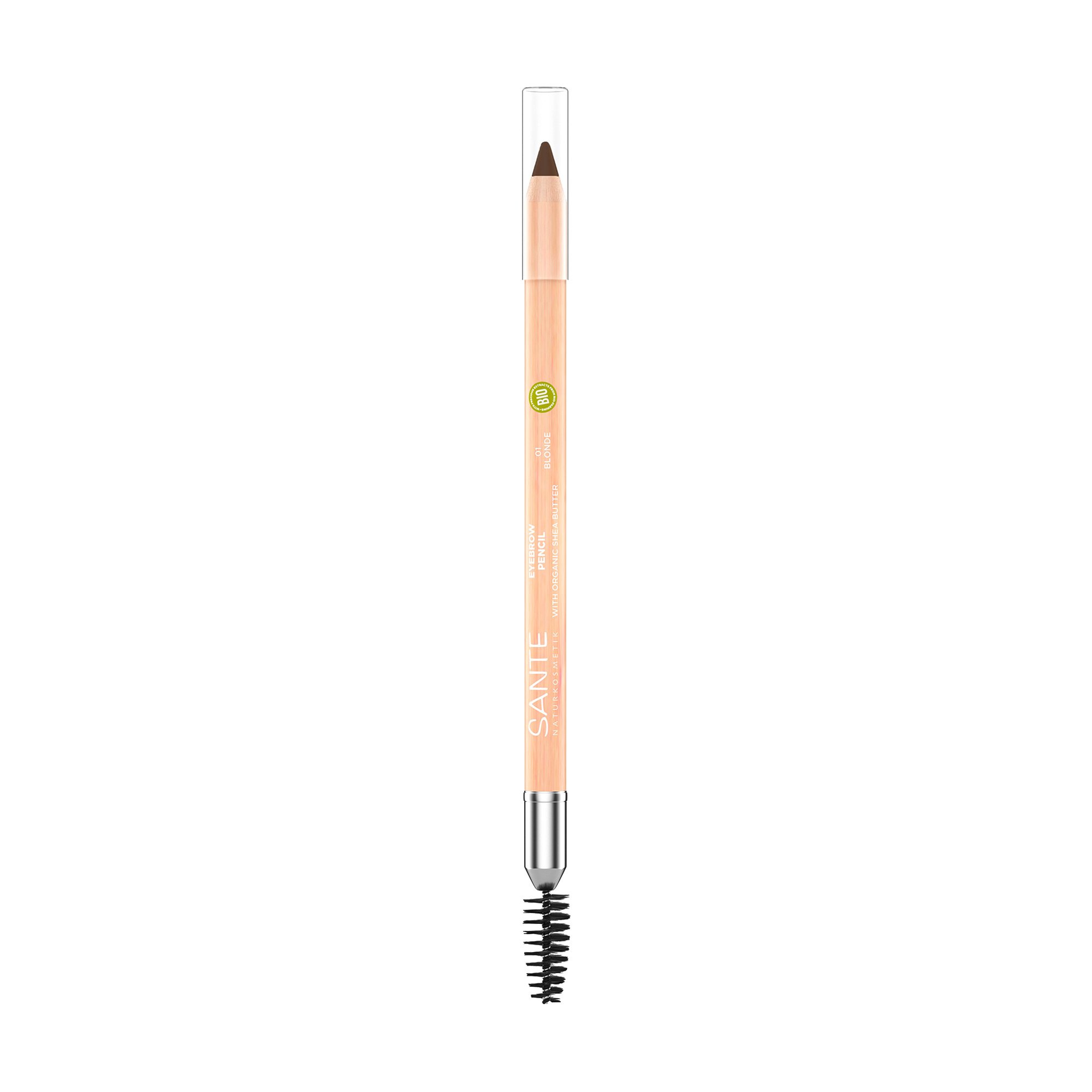 

Біоолівець для брів Sante Eyebrow Pencil зі щіточкою, 02 Brown, 1.08 г