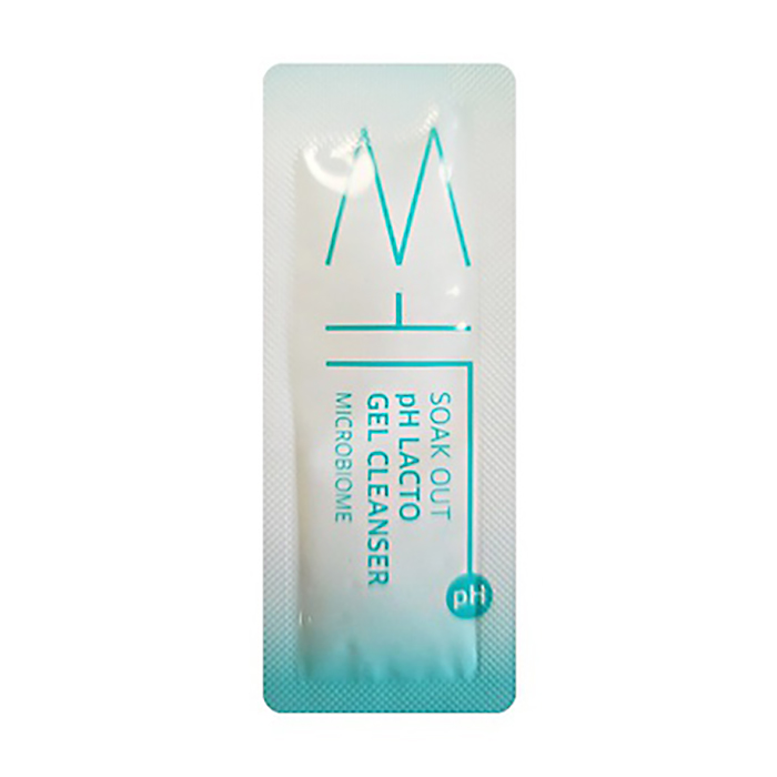 

Балансувальний очищувальний гель для обличчя Ottie Soak out pH Lacto Gel Cleanser, 1 мл (саше)
