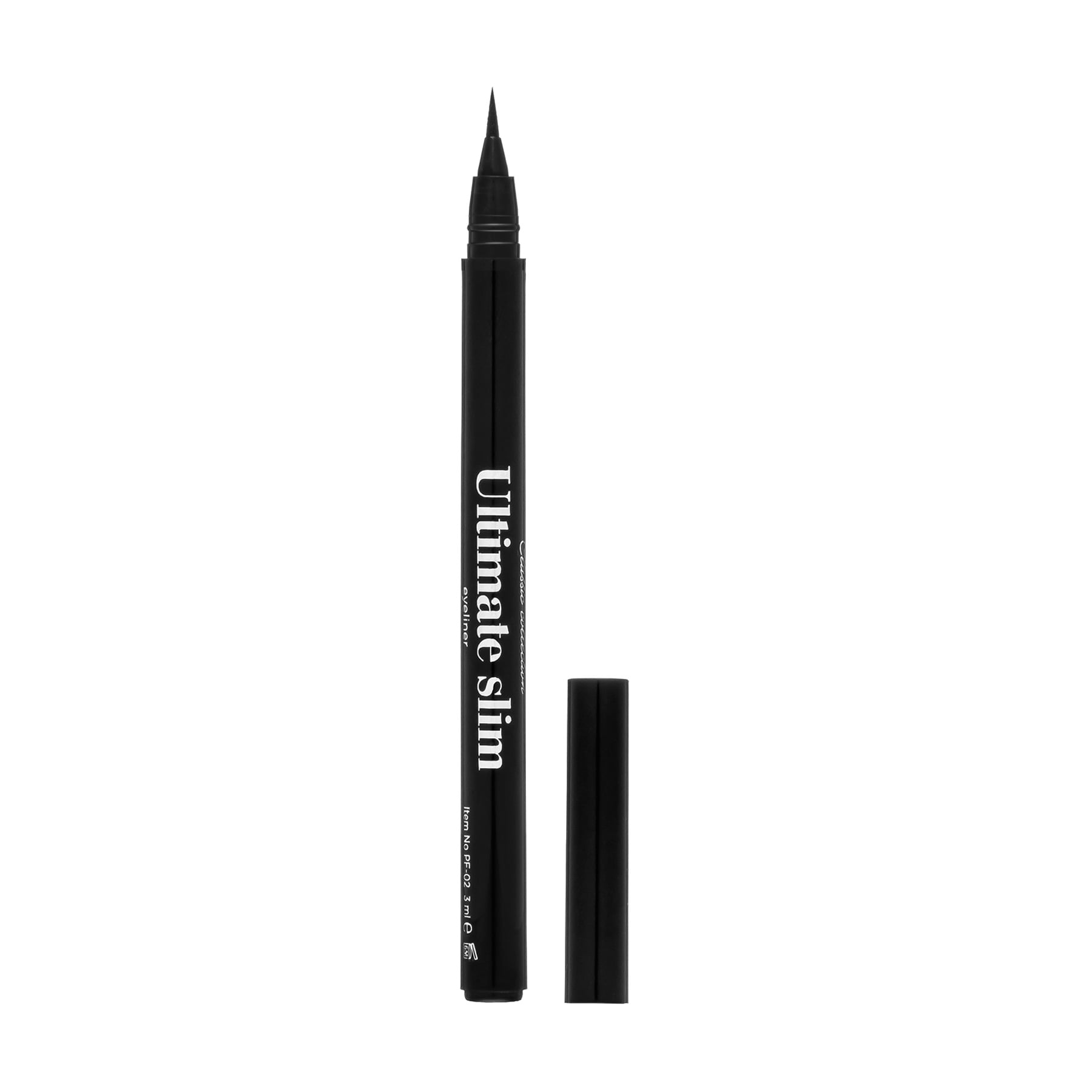 

Підводка-фломастер для очей Parisa Cosmetics Ultimate Slim Eyeliner PF02, Black, 3 мл