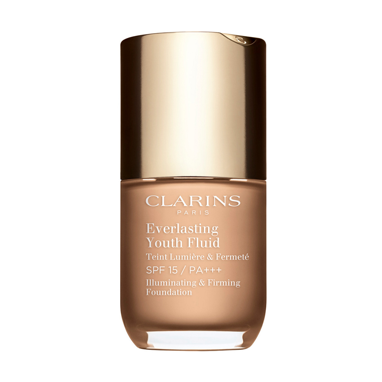 

Стійкий тональний флюїд для обличчя Clarins Everlasting Youth Fluid SPF 15, з омолоджувальною дією, 108 Sand, 30 мл