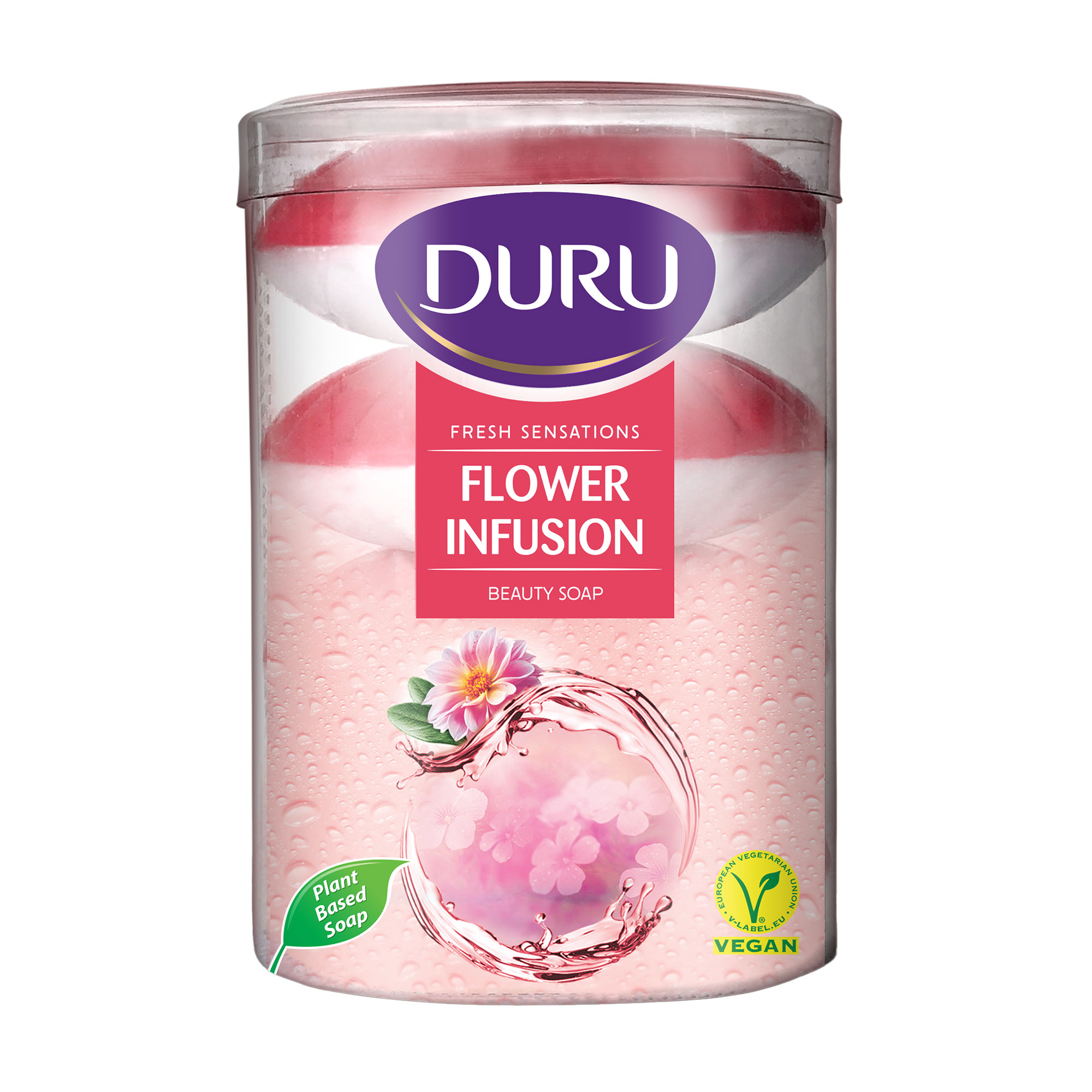 

Тверде мило DURU Fresh Sensations Квіткова хмара, 4*100 г