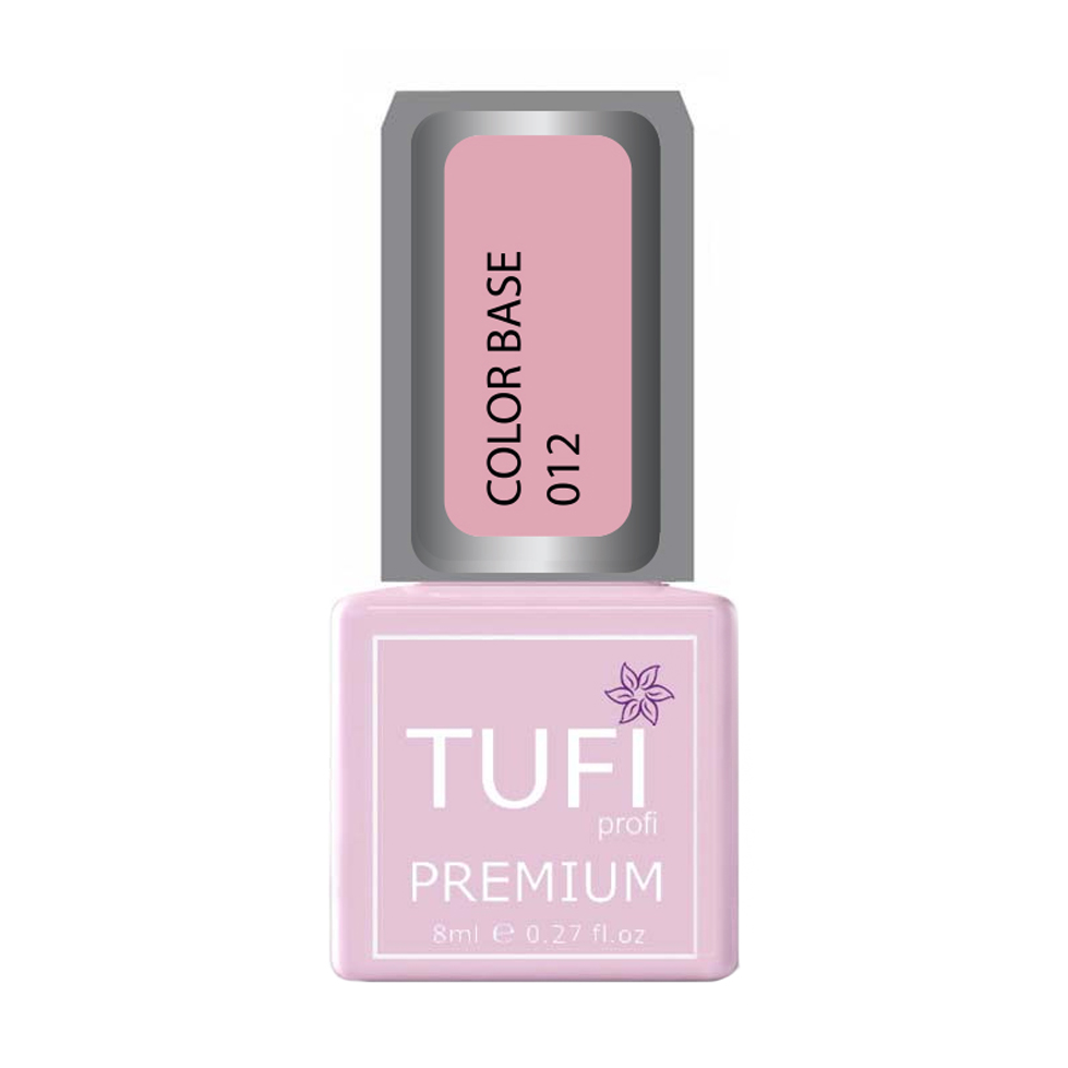 

Уцінка! База для гель-лаку Tufi Profi Premium Color Base 012 Напівпрозорий персиковий, 8 мл