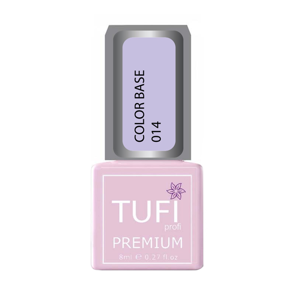 

Уцінка! База для гель-лаку Tufi Profi Premium Color Base 014 Напівпрозорий ліловий, 8 мл