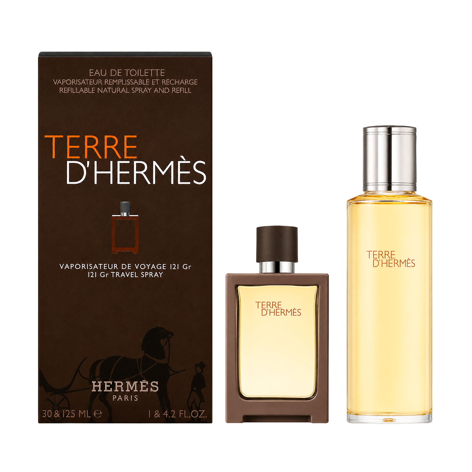 

Парфумований набір чоловічий Hermes Terre d'Hermes (туалетна вода, 30 мл + туалетна вода, 125 мл)