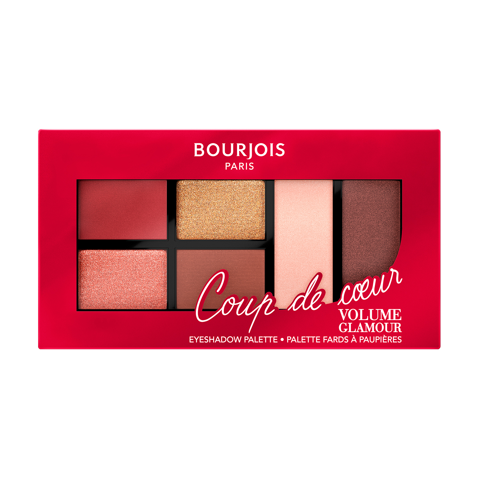 

Уцінка! Палетка тіней для повік Bourjois Volume Glamour 001 Coup de coeur, 8.4 г