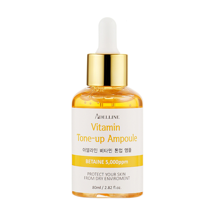 

Ампульна сироватка для сяяння шкіри Adelline Vitamin Tone-Up Ampoule з вітамінами, 80 мл