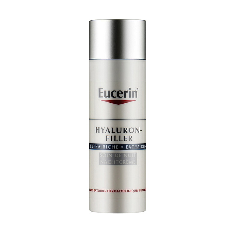 

Уцінка! Нічний крем-філлер для обличчя Eucerin Hyaluron-Filler Extra Riche, 50 мл