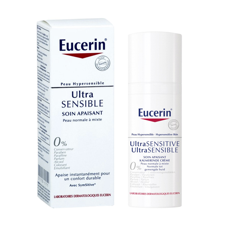 

Уцінка! Крем для обличчя Eucerin Ultra Sensible Soin Apaisant Peau Normale and Mixte для нормальної та комбінованої шкіри, 50 мл