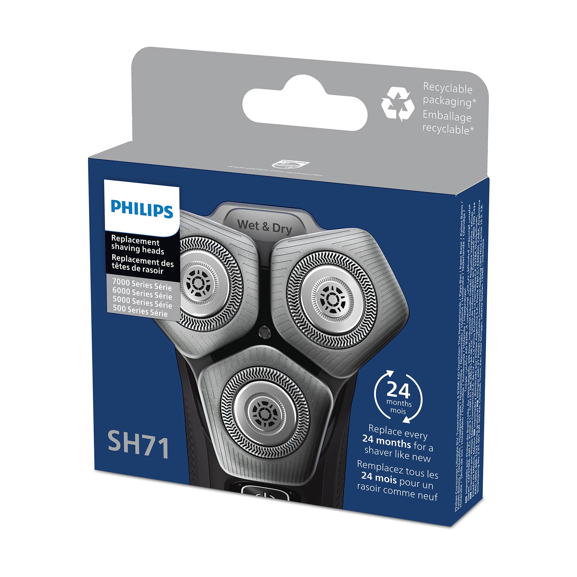 

Змінні бритвені головки PHILIPS SH71/50