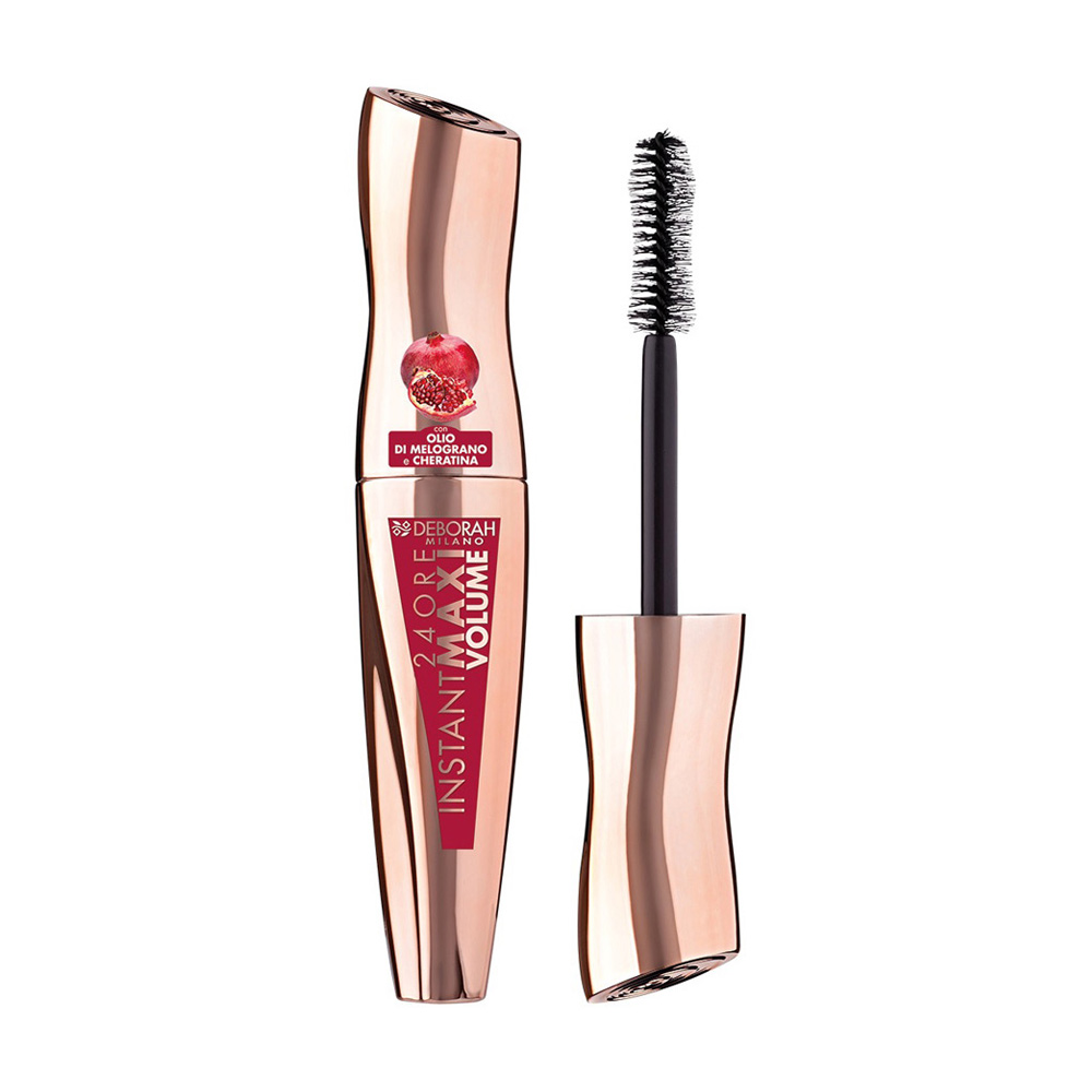 

Туш для вій Deborah 24 Ore Instant Maxi Volume Specisal Ingredient Mascara Black, 12 мл