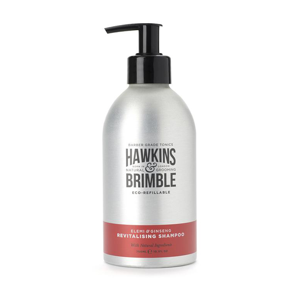 

Уцінка! Чоловічий відновлювальний шампунь для волосся Hawkins & Brimble Revitalising Shampoo Eco-Refillable, 300 мл