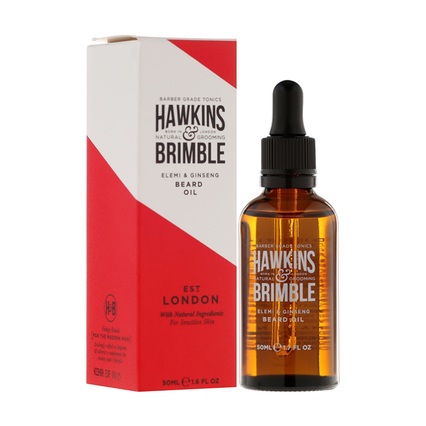 

Чоловіча олія для бороди Hawkins & Brimble Elemi & Ginseng Beard Oil, 50 мл