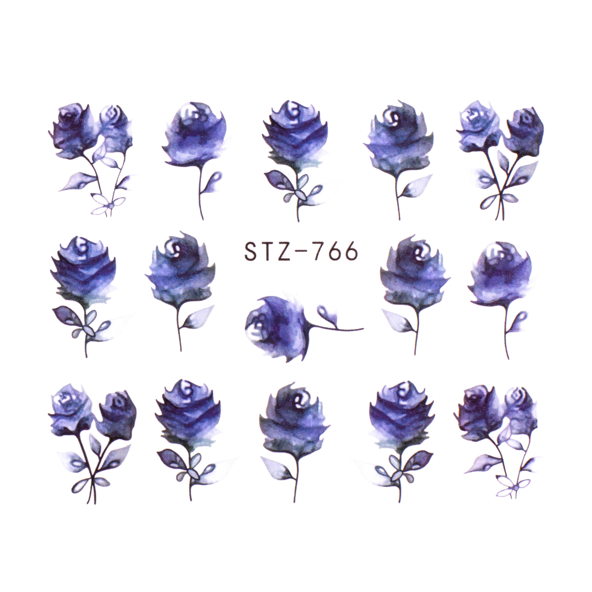 

Водні наліпки для нігтів Vizavi Professional STZ-766