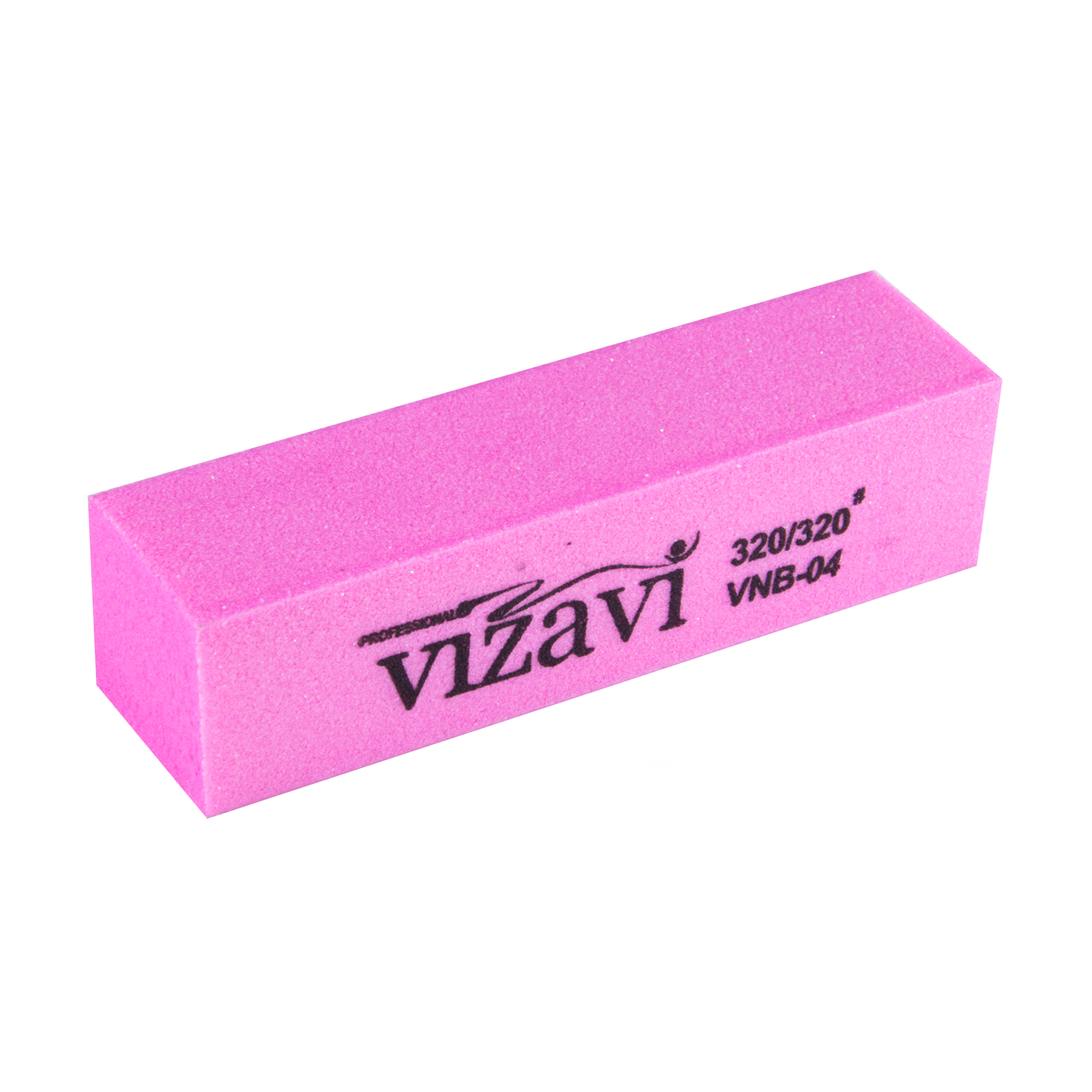 

Баф для нігтів Vizavi Professional VNB-04 320/320 гритів, рожевий