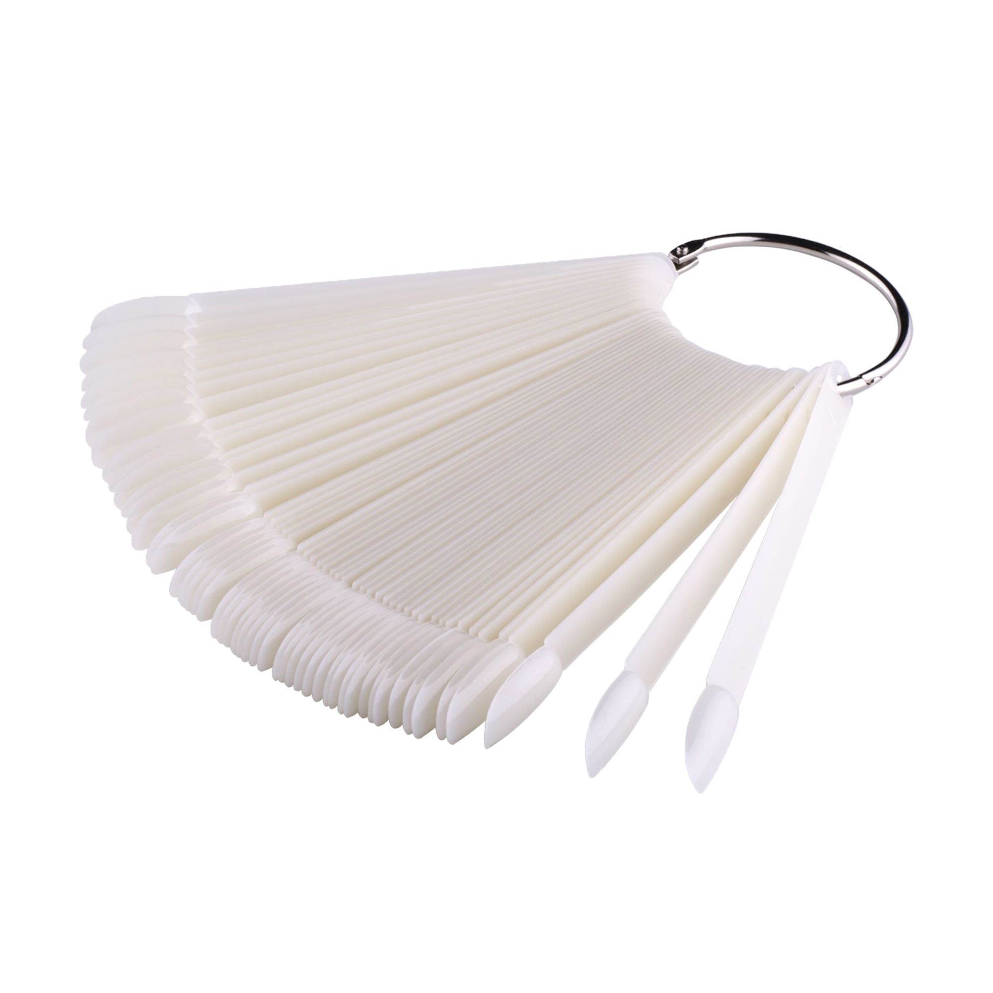 

Матова палітра-віяло для нанесення лаків Vizavi Professional 50 типс, 10 см