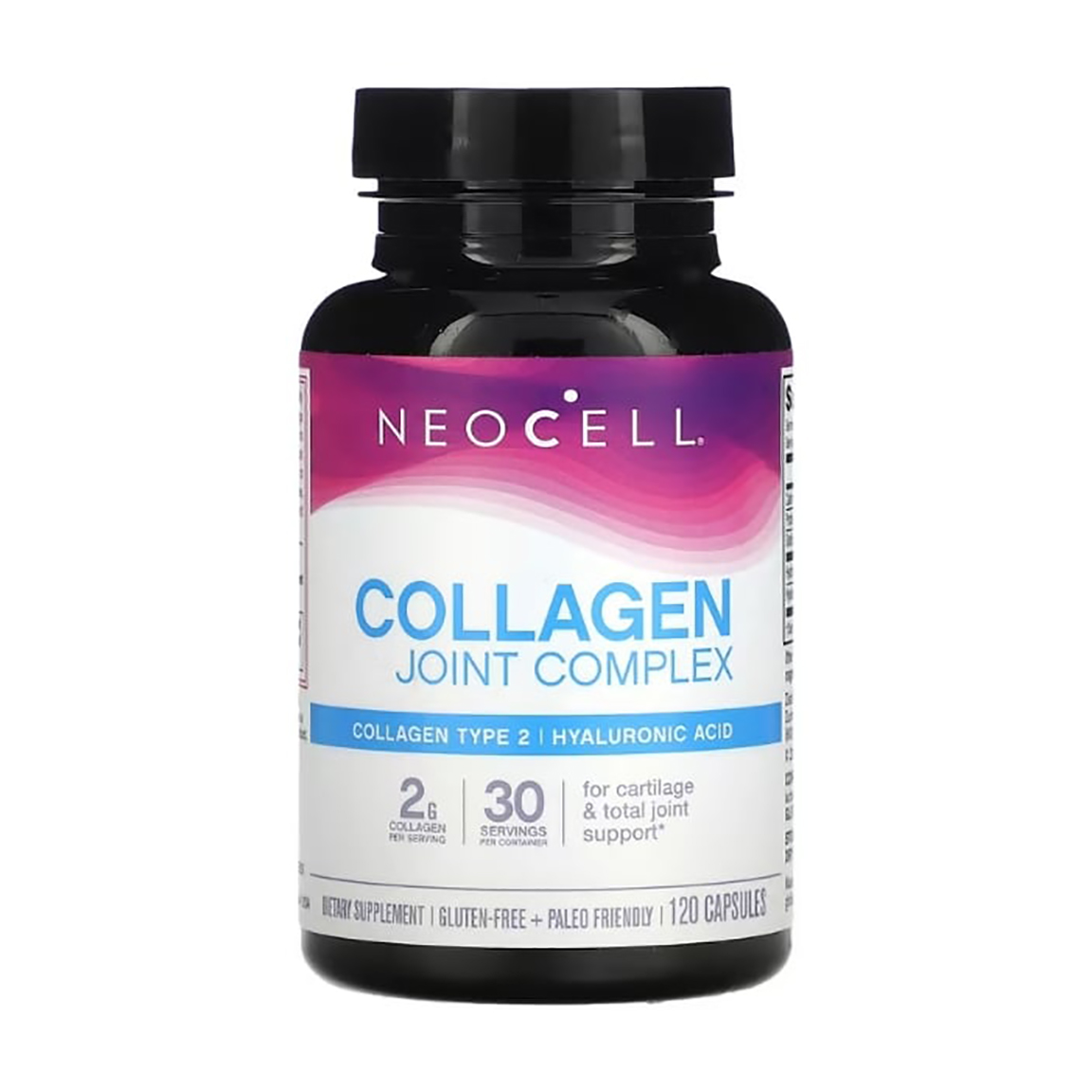 

Колаген 2 типу і гіалуронова кислота Neocell Neocell Collagen Joint Complex Type 2 Hyaluronic Acid, 120 капсул