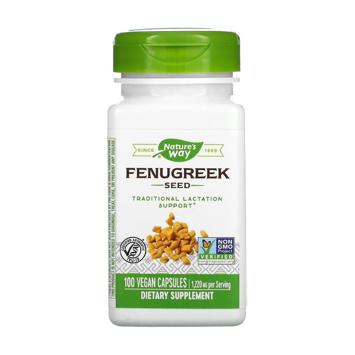 

Пажитник Nature's Way Fenugreek Seed 1130 мг, 100 капсул