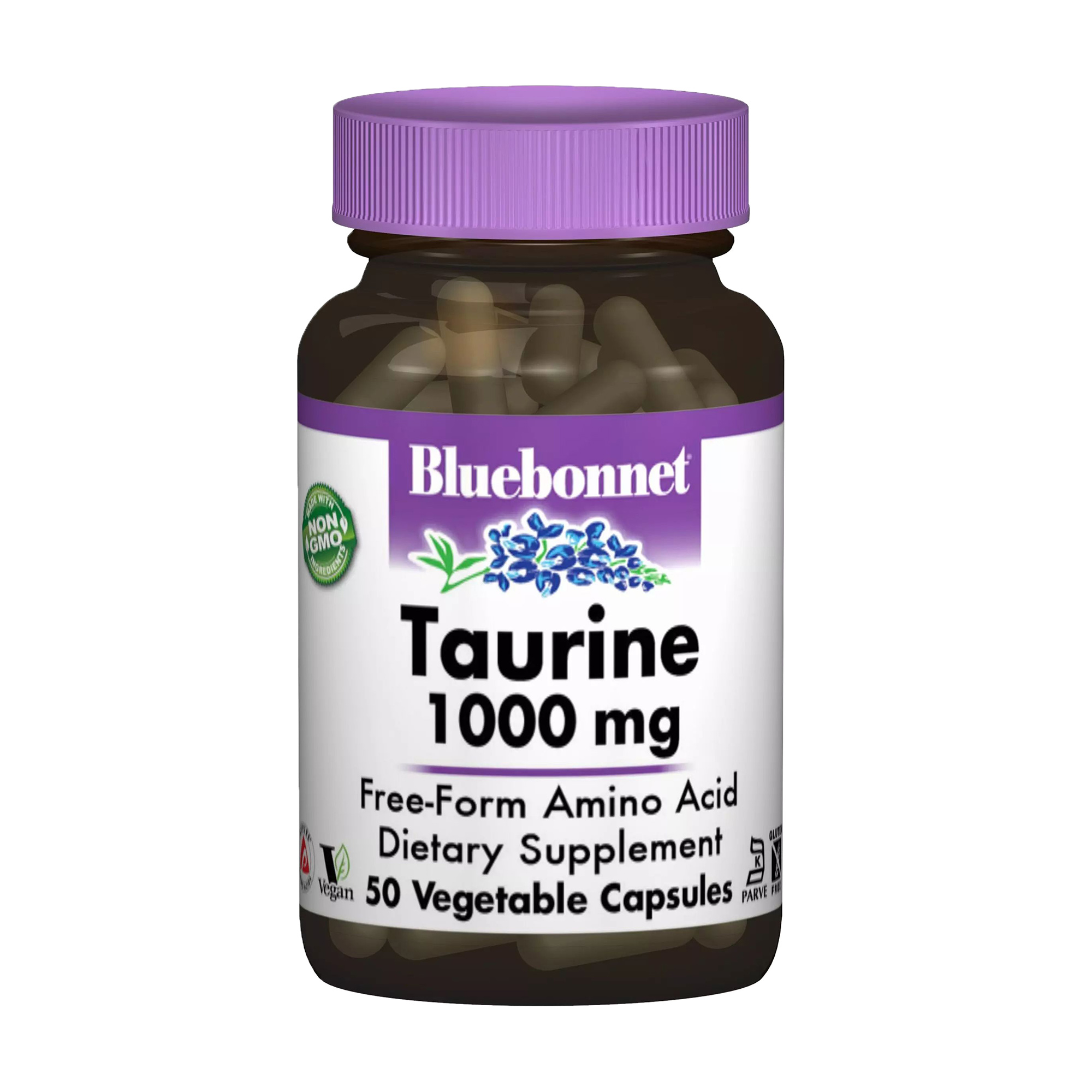 

Таурін Bluebonnet Nutrition Taurine 1000 мг, 50 капсул