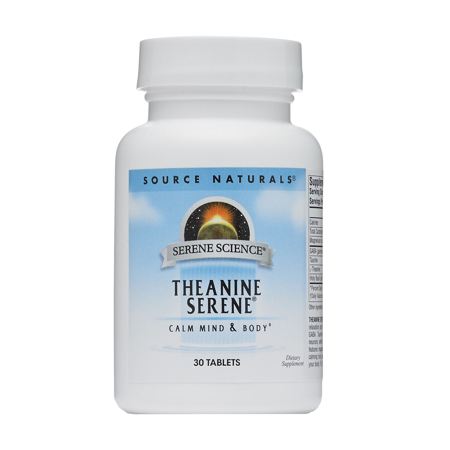 

Теанін серен Source Naturals Serene Science, 30 таблеток
