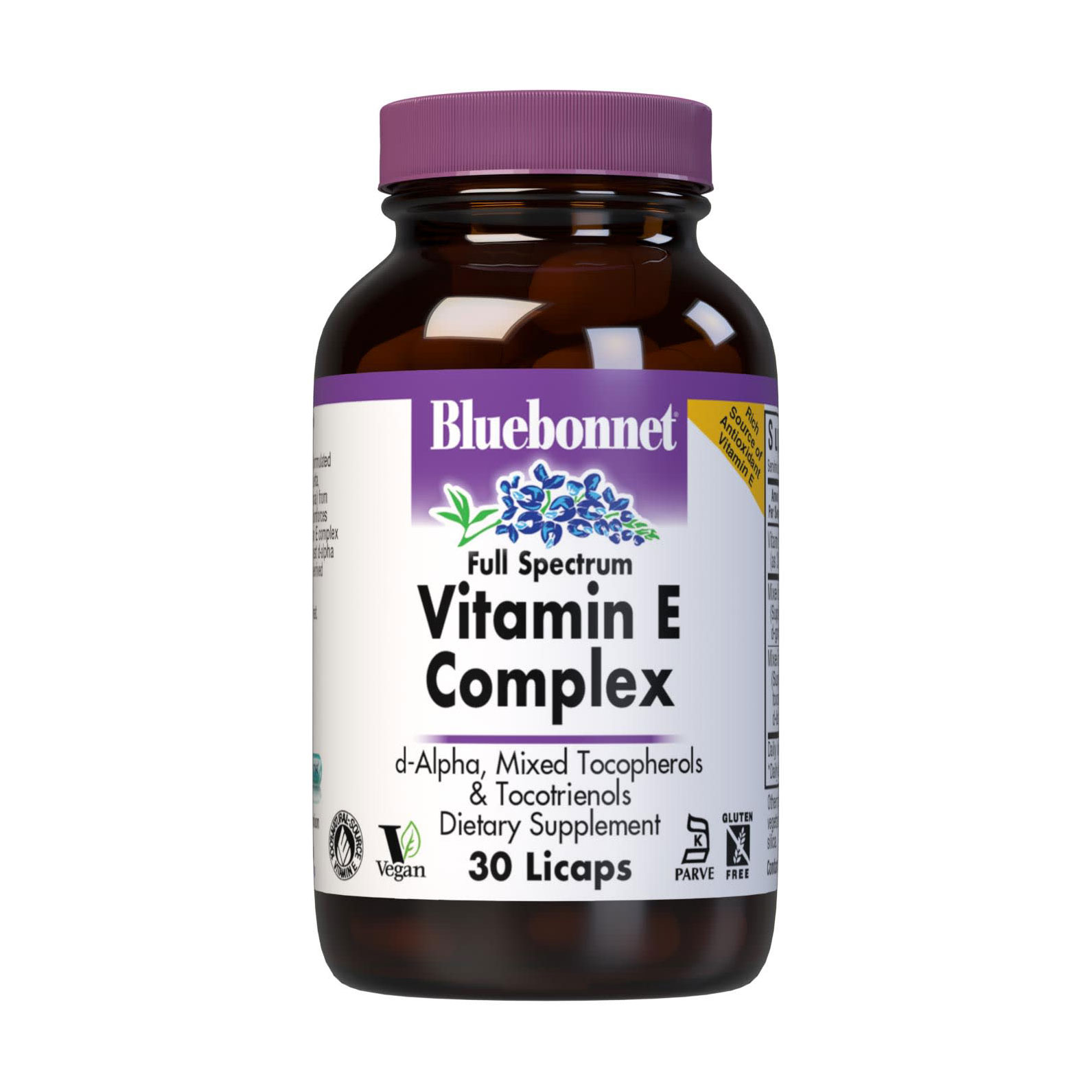 

Комплекс вітаміну E Bluebonnet Nutrition Vitamin E Complex, 30 капсул