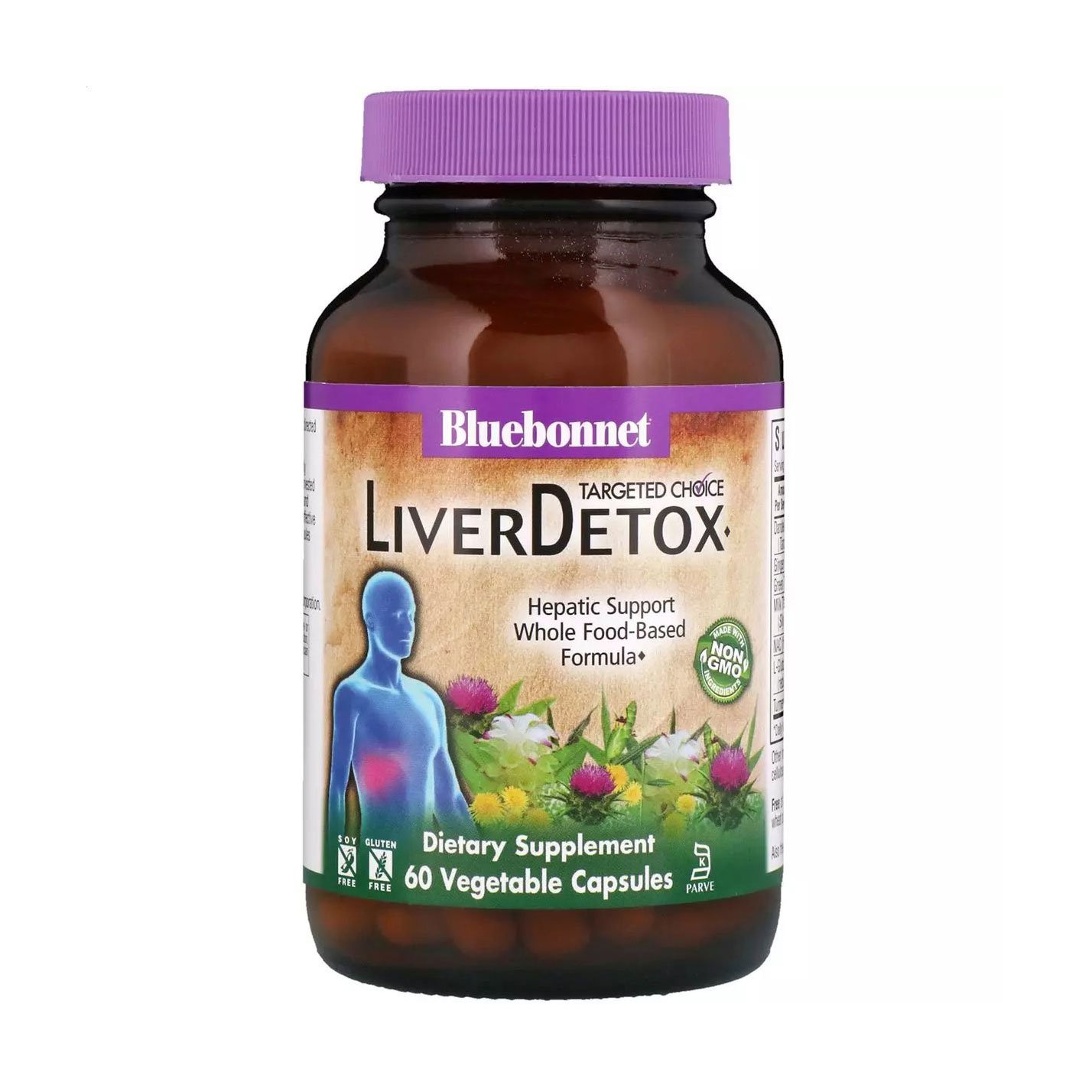 

Детоксикація печінки Bluebonnet Nutrition Targeted Choice Liver Detox, 60 вегетаріанських капсул