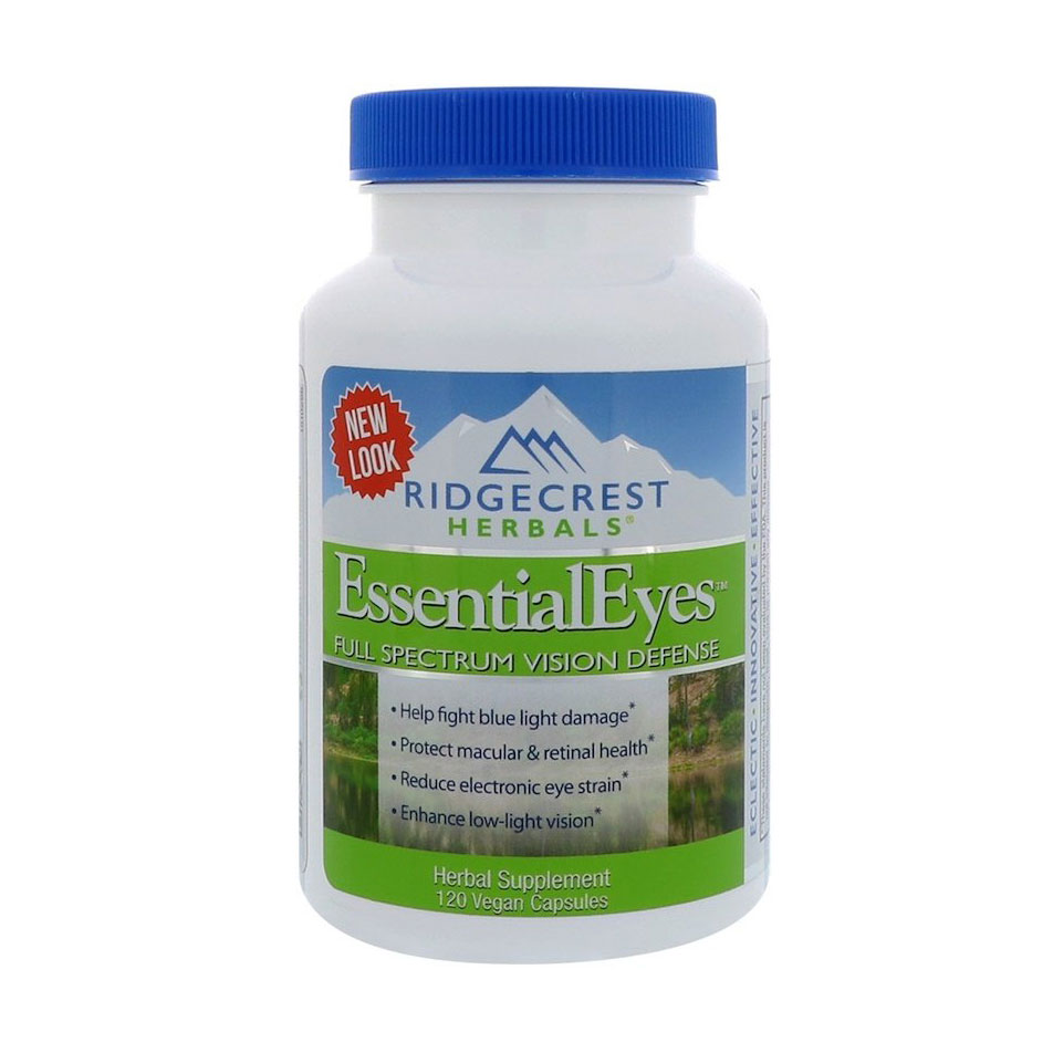 

Захист та поліпшення зору RidgeCrest Herbals EssentialEyes, 120 капсул