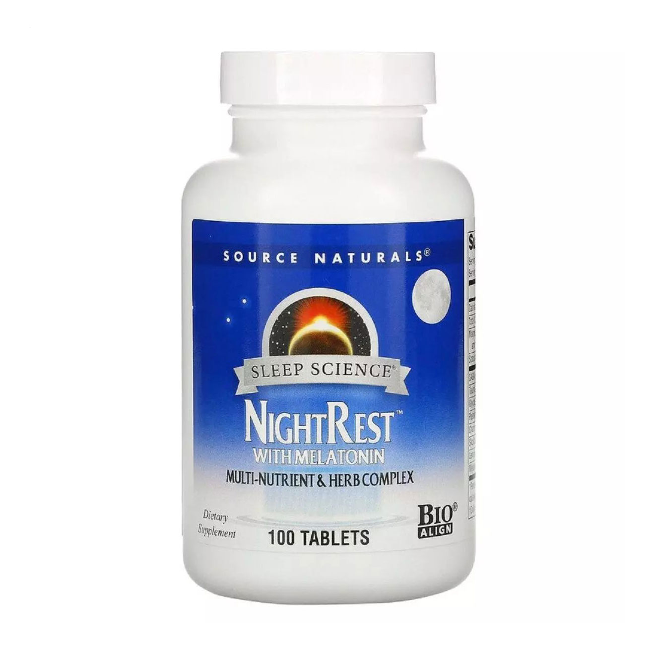

Нормалізація сну Source Naturals NightRest, 100 таблеток