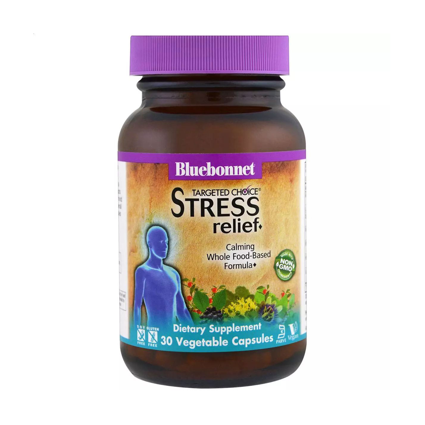 

Комплекс у разі стресів Bluebonnet Nutrition Targeted Choice Stress Relief, 30 капсул