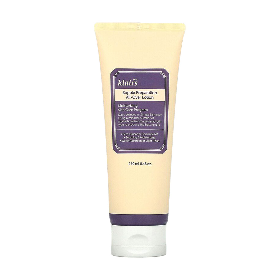 

Уцінка! Зволожувальна емульсія для обличчя та тіла Dear Klairs Supple Preparation All-Over Lotion, 250 мл