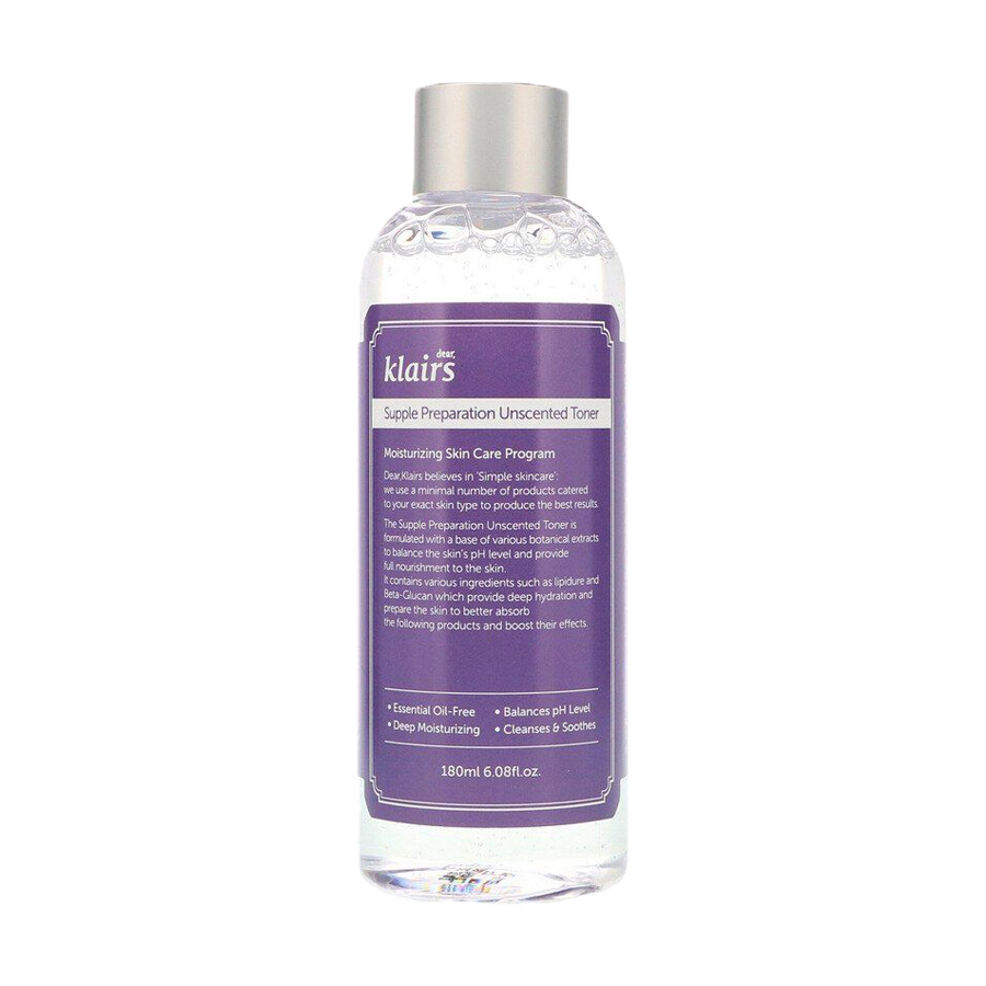 

Уцінка! Пом`якшувальний тонер для обличчя Dear Klairs Supple Preparation Unscented Toner, 180 мл