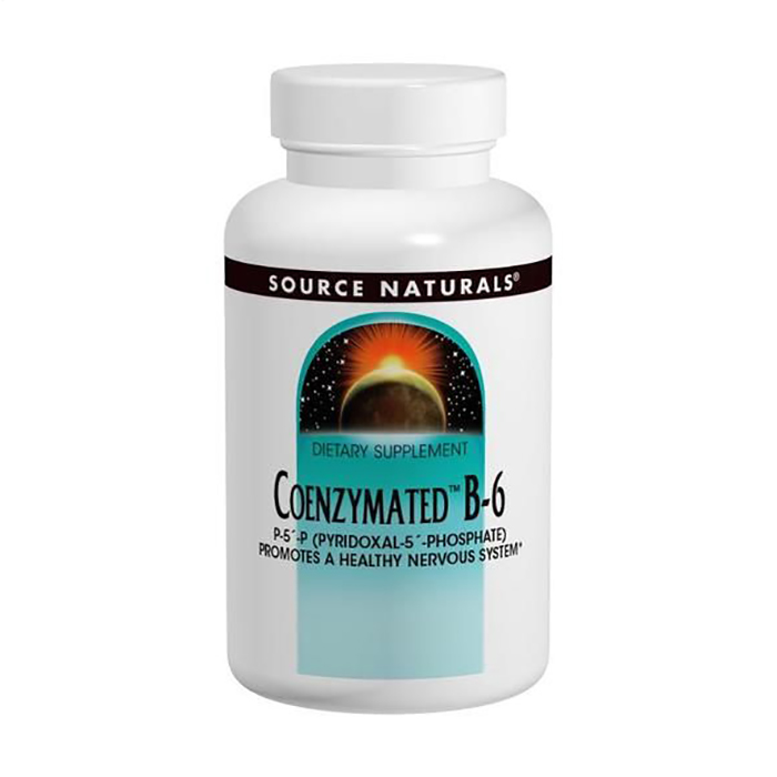 

Коензим вітаміну B6 Source Naturals Coenzymated Vitamin B6, 100 мг, 60 таблеток
