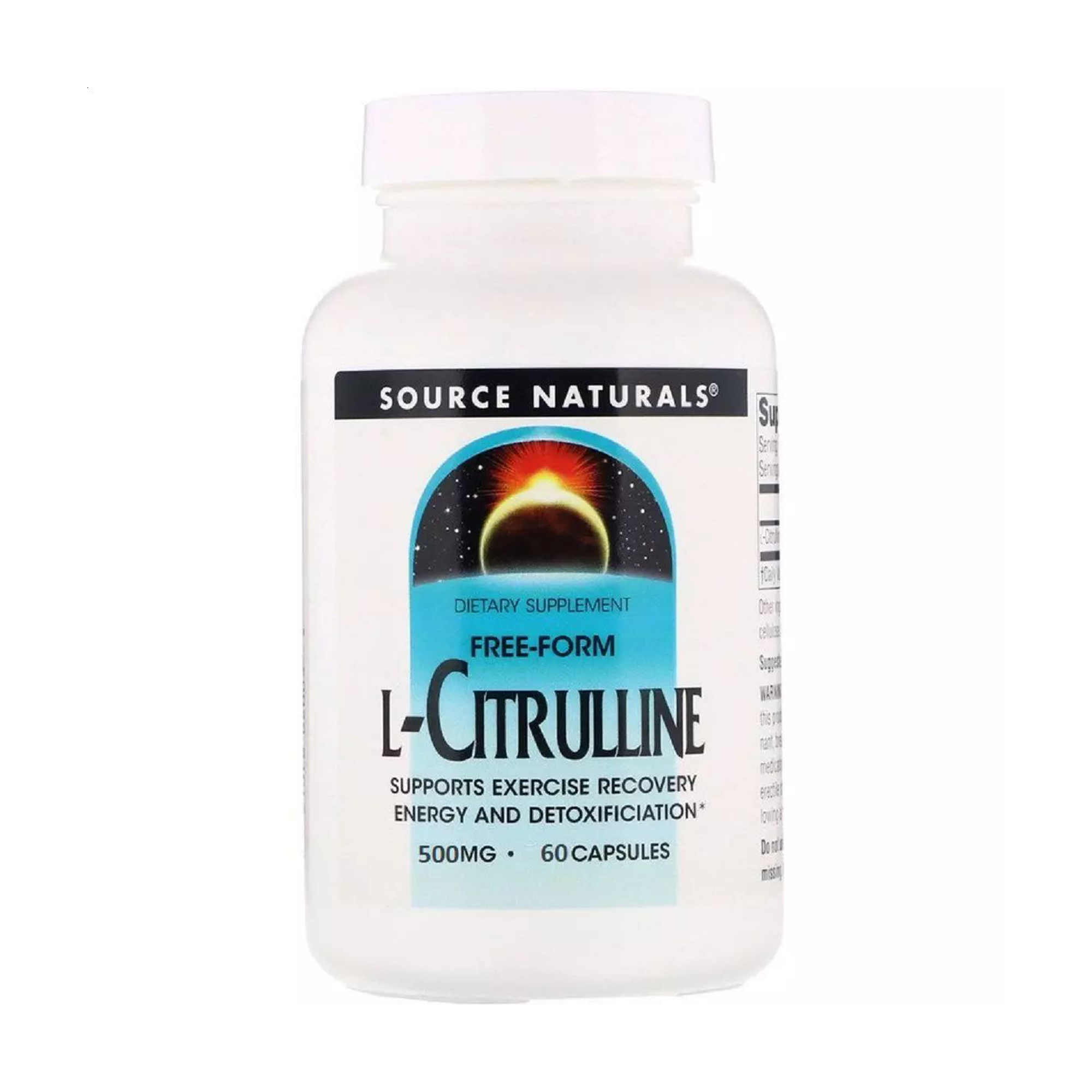 

L-Цитрулін Source Naturals L-Citrulline 500 мг, 60 капсул