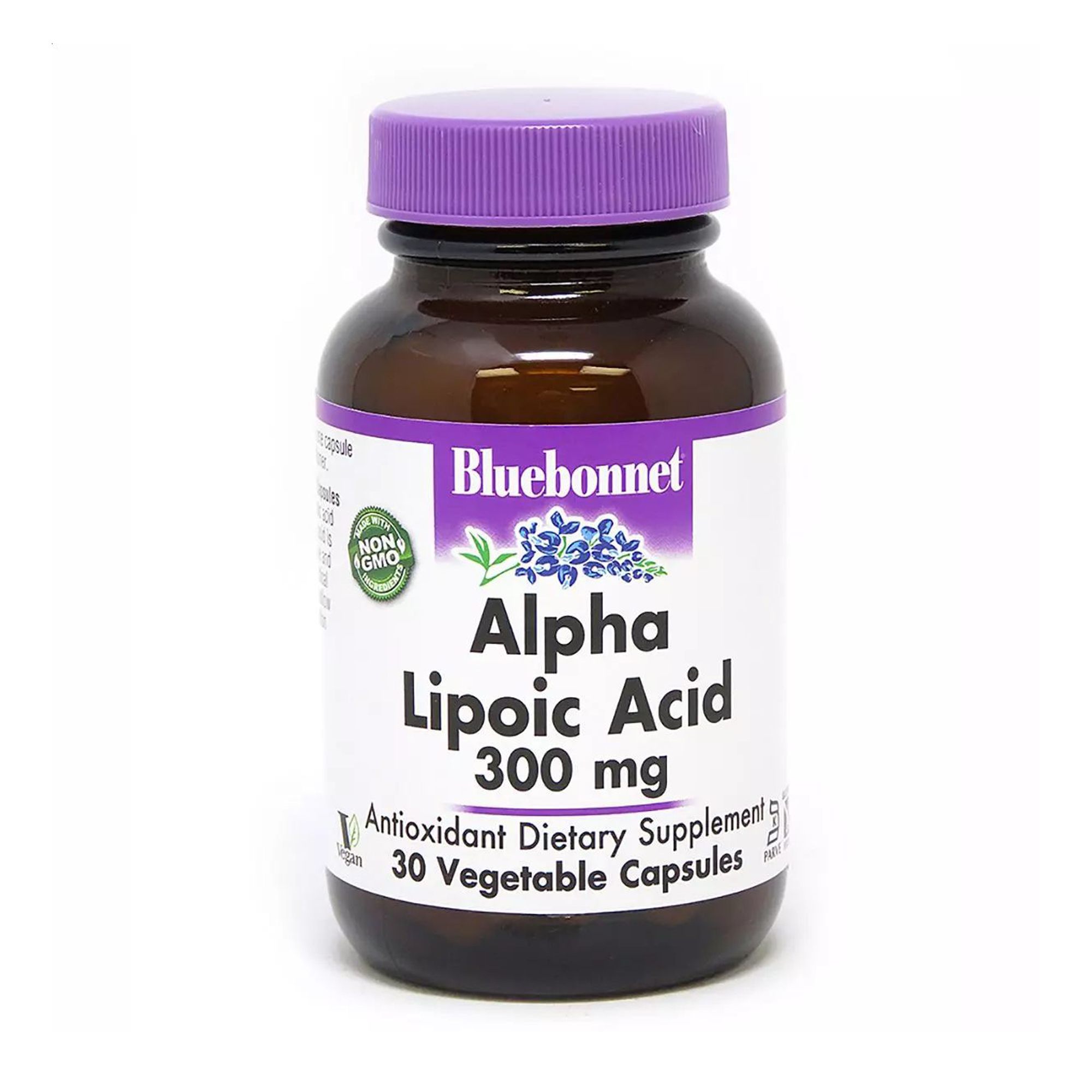 

Альфа-ліпоєва кислота Bluebonnet Nutrition Alpha Lipoic Acid 300 мг, 30 вегетаріанських капсул