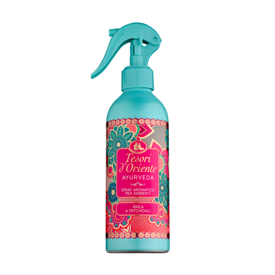 

Уцінка! Ароматичний освіжувач-спрей для повітря повітря Tesori d'Oriente Аюрведа, 250 мл