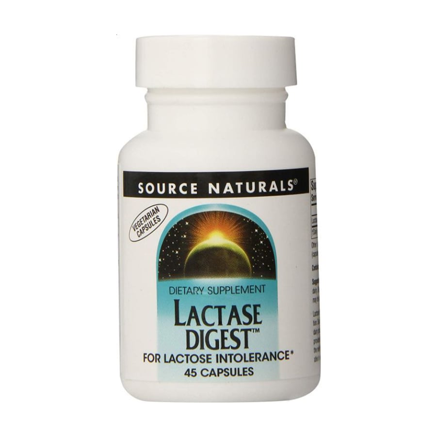 

Лактаза Source Naturals Lactase Digest, 45 капсул