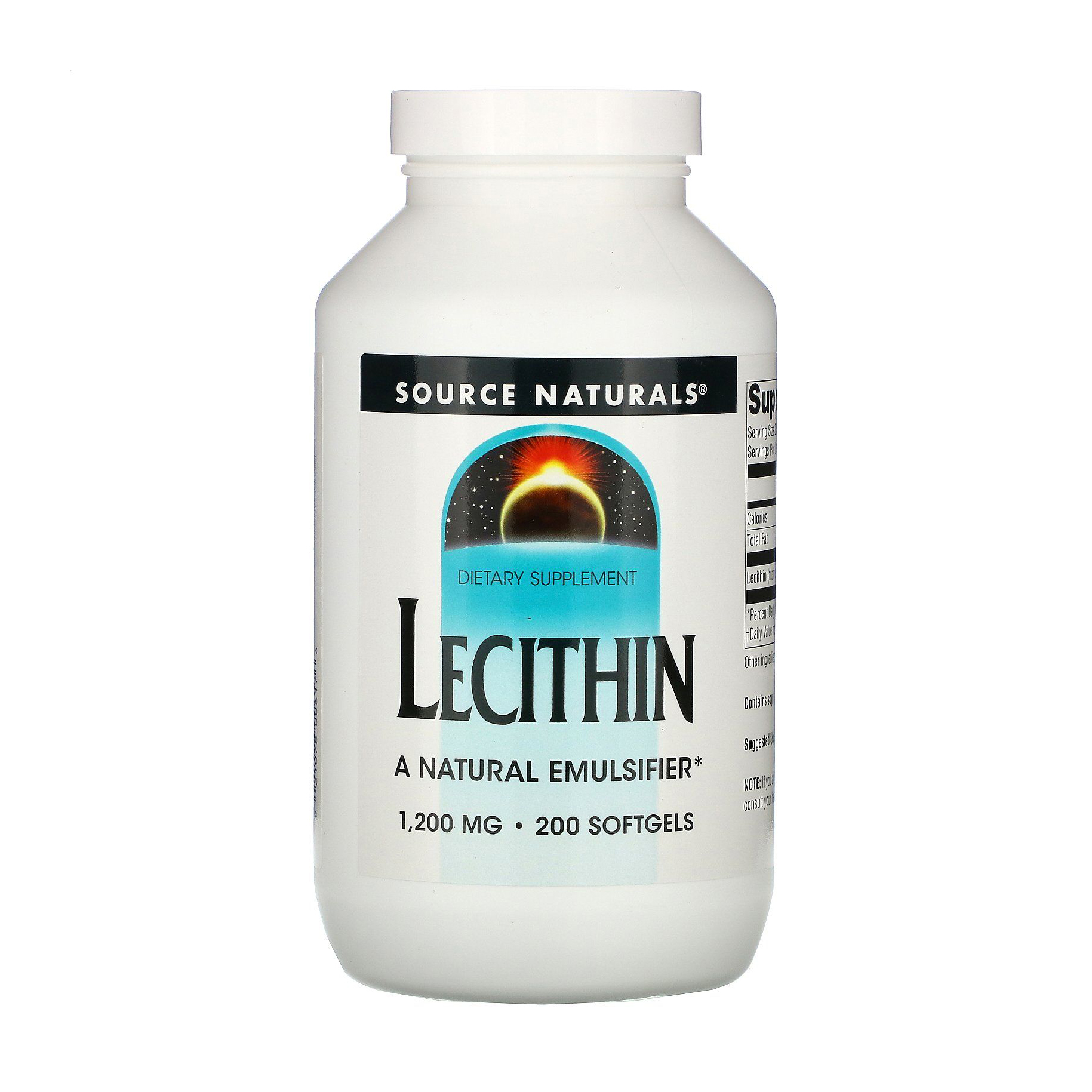 

Лецитин Source Naturals Lecithin 1200 мг, 200 капсул