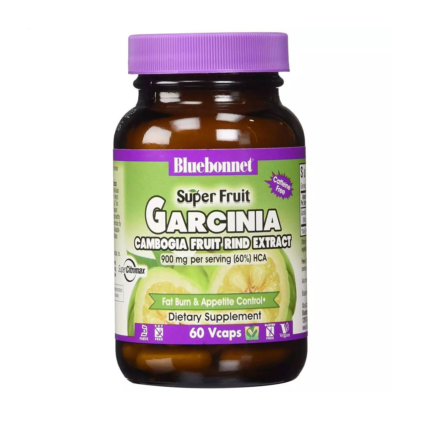 

Екстракт плодів гарцинії камбоджійської Bluebonnet Nutrition Super Fruit Garcinia Cambogia Fruit Rind Extract, 60 капсул